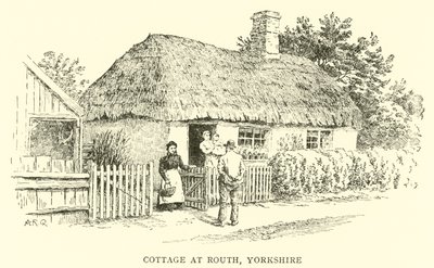 Het huisje in Routh, Yorkshire door Alfred Robert Quinton